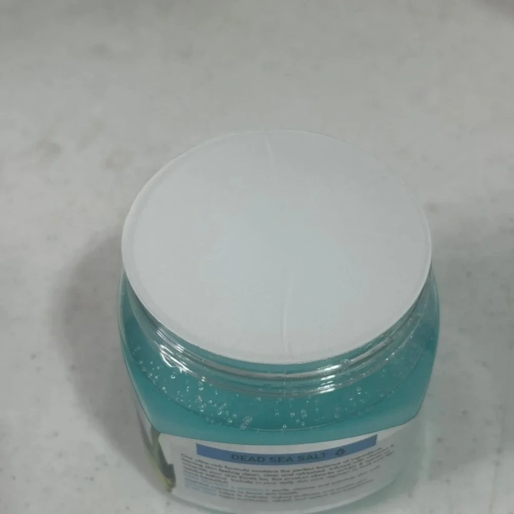 Skin-aid-medics Dead Sea Salt Exfoliating Body Scrub Cucumber Aloe 10oz 08308